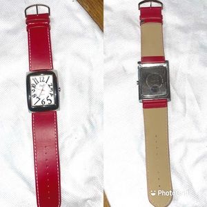 Red statement watch